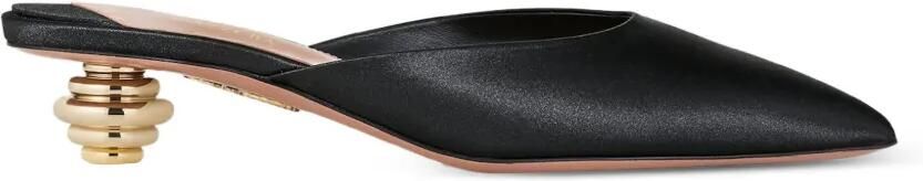 Aquazzura x Alex Rivière muiltjes verfraaid met kristallen Zwart
