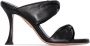 Aquazzura Twist sandalen met open neus Zwart - Thumbnail 1
