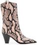 Aquazzura Boogie Cowboy laarzen met hak Roze - Thumbnail 1