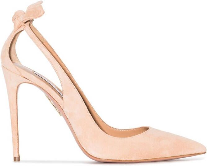 Aquazzura Bow Tie pumps Beige