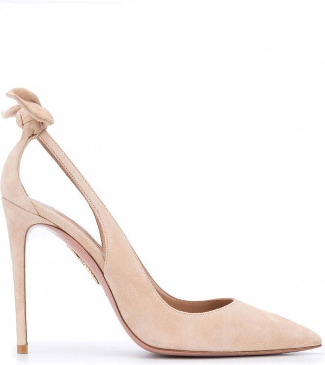Aquazzura Bow Tie pumps Beige