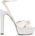 Aquazzura Cupid Plateau sandalen Wit - Wit