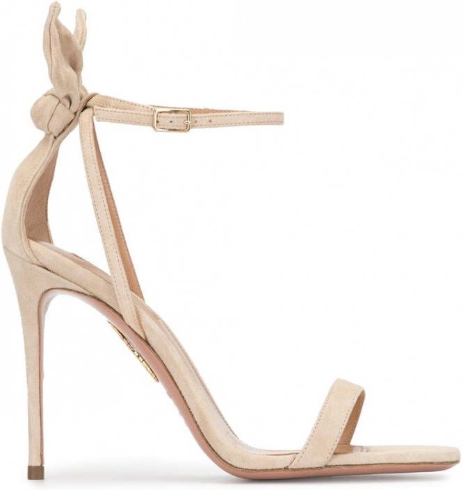 Aquazzura Sandalen met strik Geel