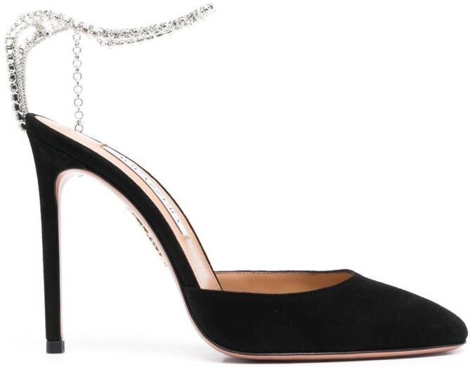 Aquazzura Pumps met verfraaid enkelbandje Zwart