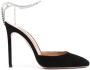 Aquazzura Pumps met verfraaid enkelbandje Zwart - Thumbnail 1