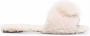 Aquazzura Foxy sandalen met pompon Beige - Thumbnail 1