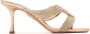 Aquazzura Gatsby 75 mm muiltjes verfraaid met kristallen Beige - Thumbnail 1