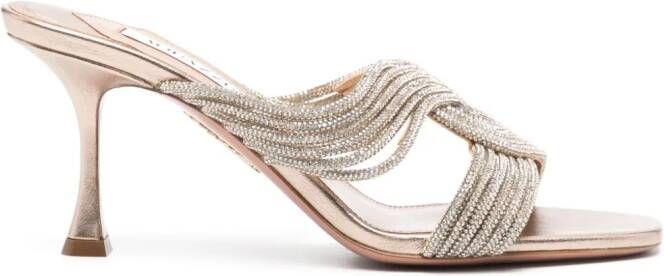 Aquazzura Gatsby muiltjes Goud