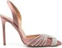 Aquazzura Ursina pumps met kristal Roze - Thumbnail 1