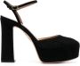 Aquazzura Groove leren schoenen Zwart - Thumbnail 1