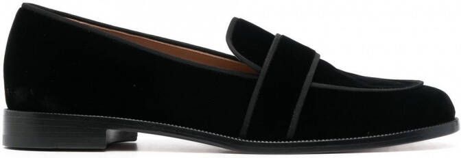 Aquazzura Martin loafers met ronde neus Zwart