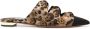 Aquazzura Muiltjes met luipaardprint Bruin - Thumbnail 1