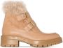 Aquazzura Ryan laarzen met gesp Beige - Thumbnail 1