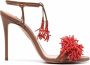 Aquazzura Sandalen met kralen Bruin - Thumbnail 1