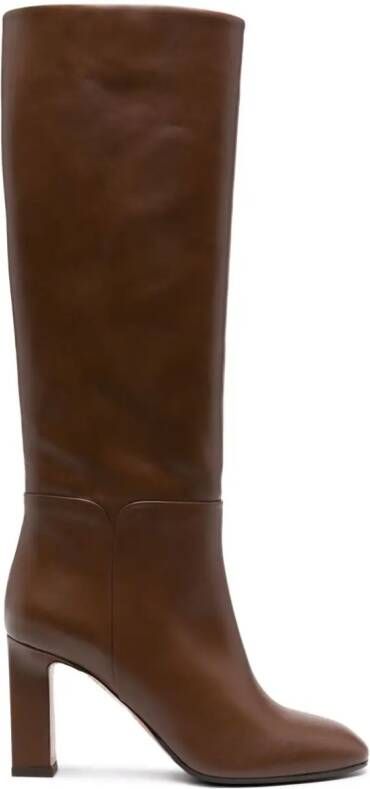 Aquazzura Sellier leren laarzen Bruin