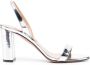 Aquazzura So Nude metallic sandalen Zilver - Thumbnail 1