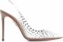 Aquazzura Starburst pumps met puntige neus Beige - Thumbnail 1