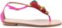 Aquazzura Strawberry Punch geweven sandalen Roze - Thumbnail 1