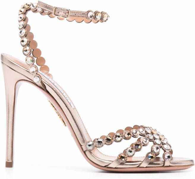 Aquazzura Tequila sandalen Goud