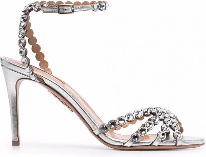 Aquazzura Tequila sandalen Zilver