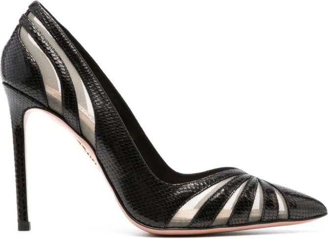Aquazzura The Spy pumps met puntige neus Zwart