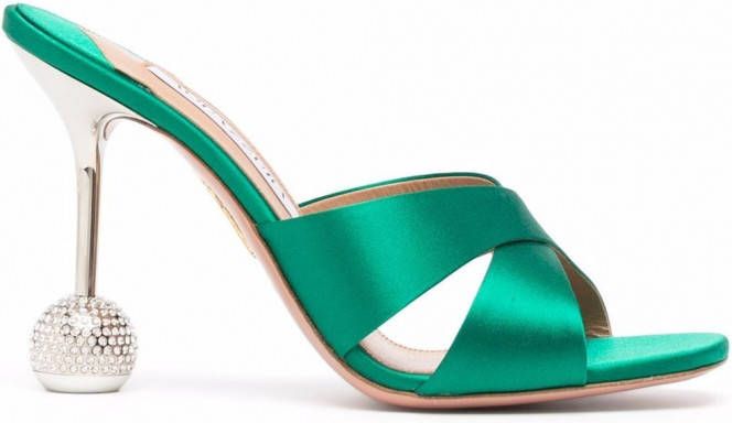 Aquazzura Yes Darling muiltjes Groen