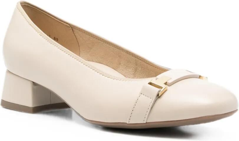 ARA Graz pumps met blokhak en gesp-detail Beige - Foto 2