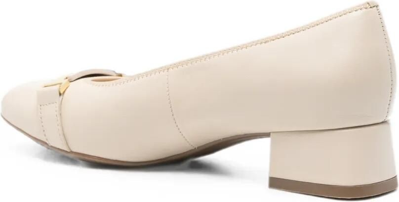 ARA Graz pumps met blokhak en gesp-detail Beige - Foto 3
