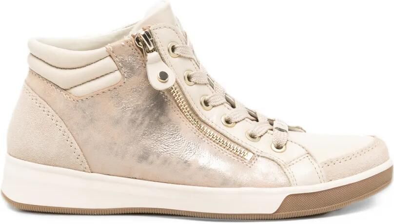 ARA metallic side-zip sneakers Beige - Foto 4