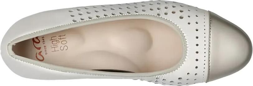 ARA Nizza geperforeerde leren pumps Beige - Foto 5