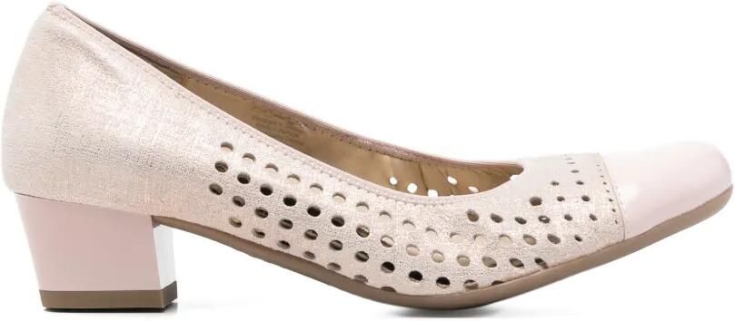 ARA Pumps met geperforeerde details en bewerkte neus Roze
