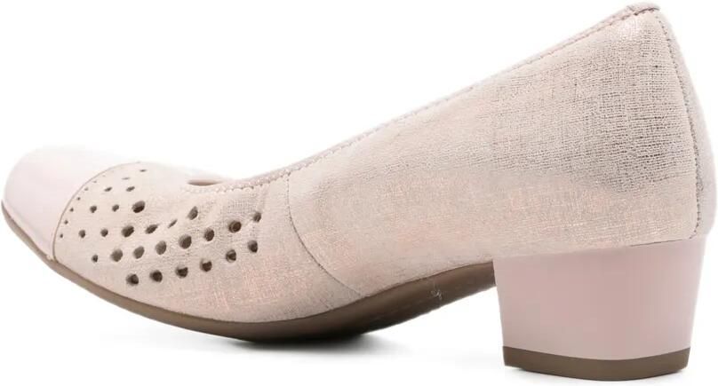 ARA Pumps met geperforeerde details en bewerkte neus Roze - Foto 3