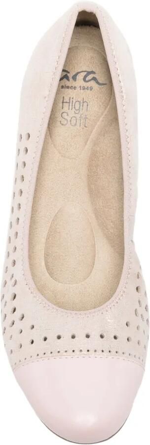 ARA Pumps met geperforeerde details en bewerkte neus Roze - Foto 4