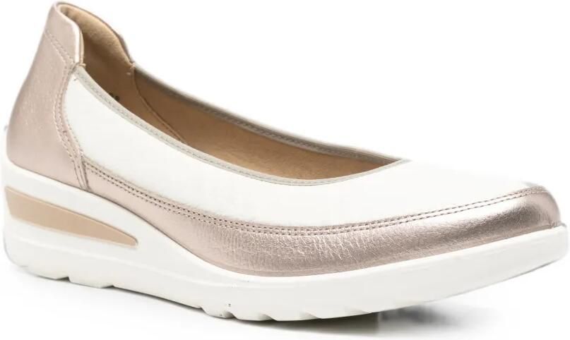 ARA Pumps met metallic-effect en sleehak Wit - Foto 2