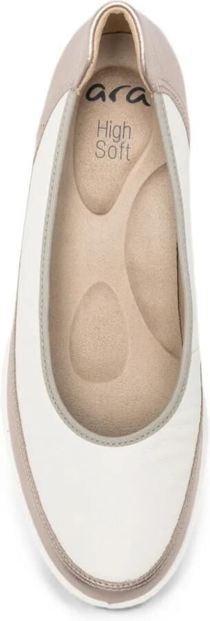 ARA Pumps met metallic-effect en sleehak Wit - Foto 3