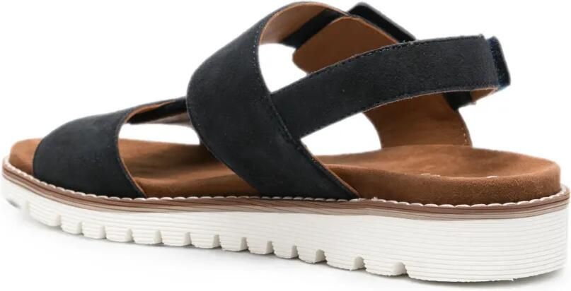 ARA Sandalen met klittenband en gespdetail Blauw - Foto 4