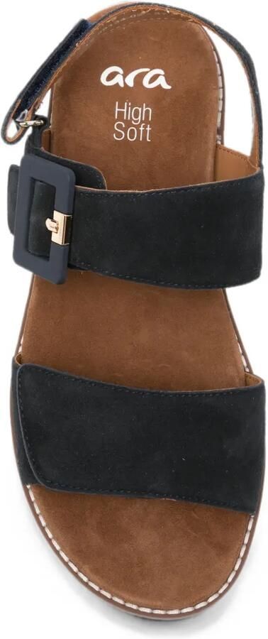 ARA Sandalen met klittenband en gespdetail Blauw - Foto 2