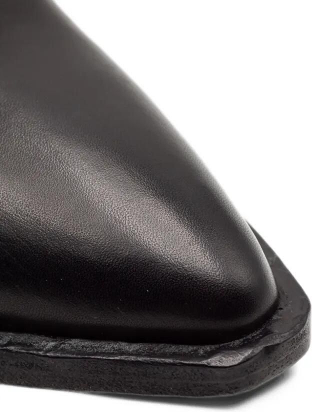 Archive buckle-detail square-toe boots Zwart - Foto 5
