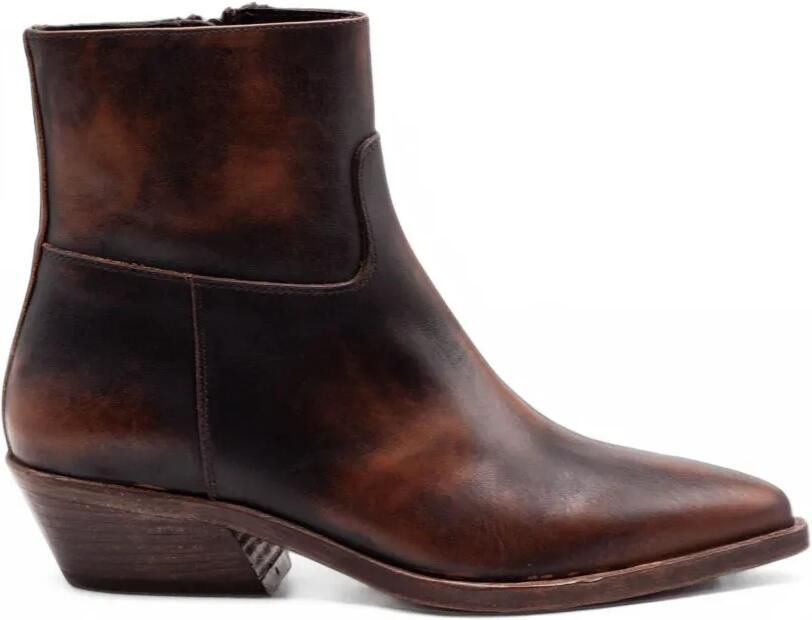 Archive burnished leather ankle boots Bruin