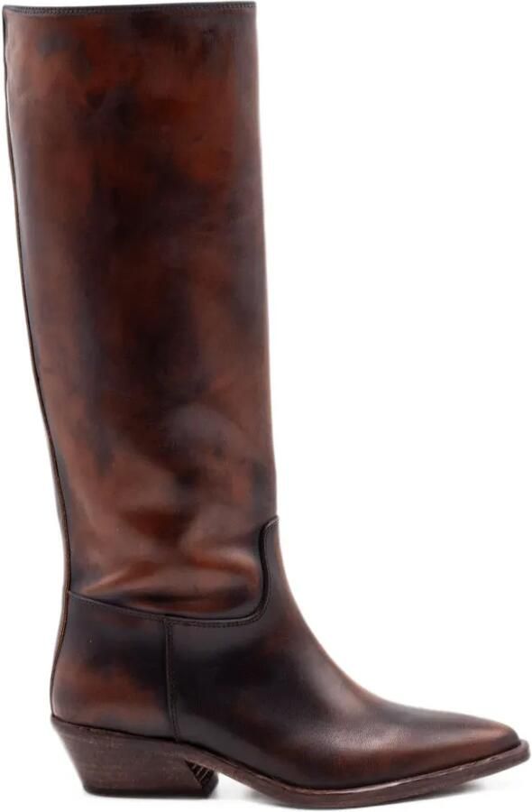 ARCHYVE pointed-toe knee-high boots Bruin