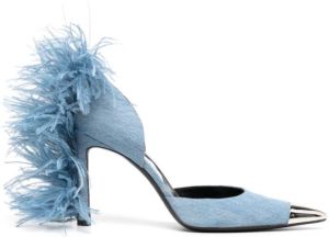 AREA x Sergio Rossi Amazona pumps Blauw