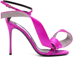 AREA x Sergio Rossi Marquise sandalen Paars