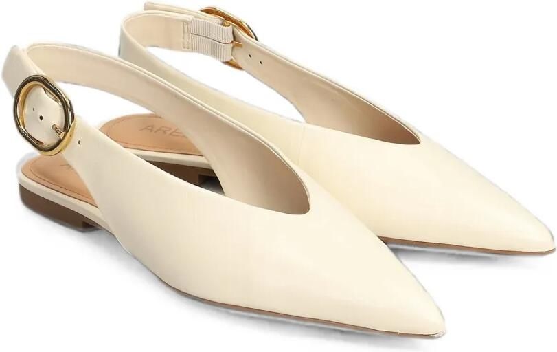 Arezzo Pumps met gespdetail en puntige neus Beige - Foto 3