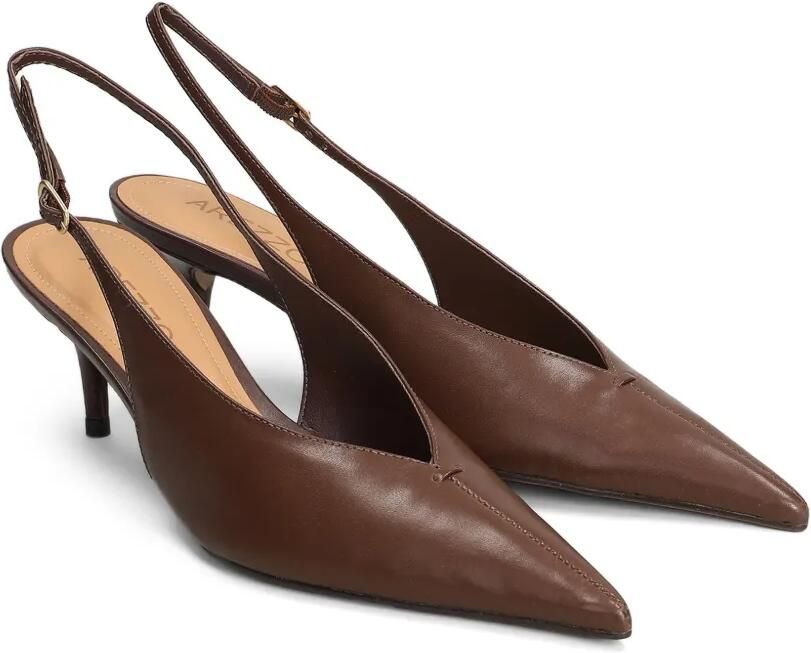 Arezzo Pumps met gespsluiting en puntige neus Bruin - Foto 3
