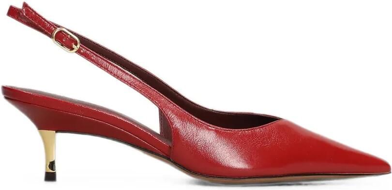 Arezzo Slingback pumps met puntige neus Rood