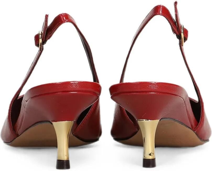 Arezzo Slingback pumps met puntige neus Rood - Foto 3