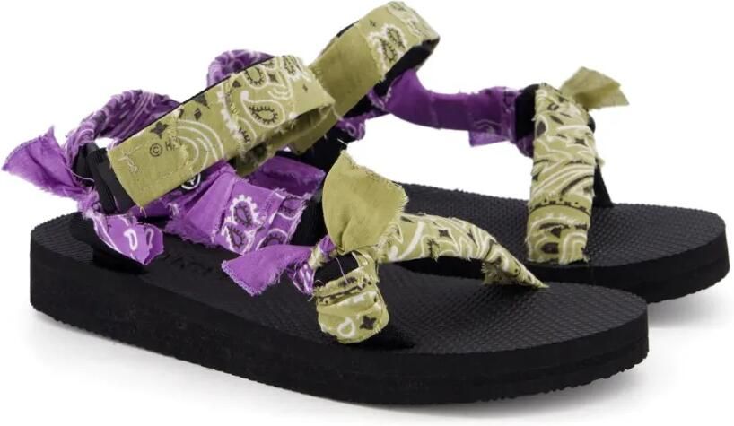Arizona Love Sandalen met bandanaprint Paars - Foto 3