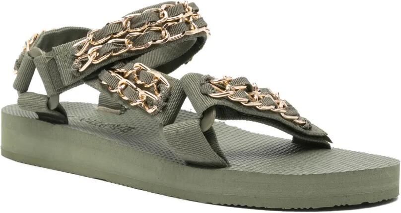Arizona Love Trekky sandalen verfraaid met klittenband Groen - Foto 4
