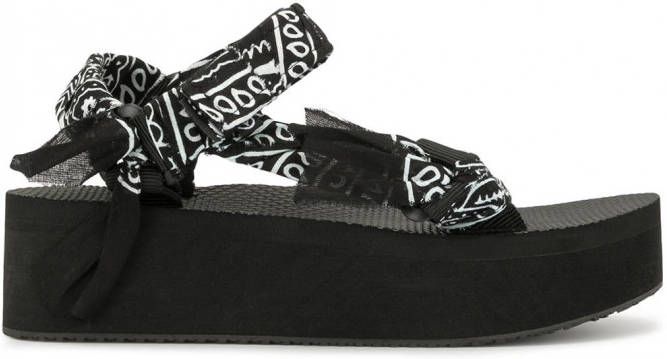 Arizona Love Sandalen met plateauzool Zwart