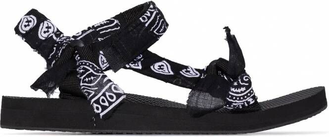 Arizona Love Trekky bandana sandalen Zwart